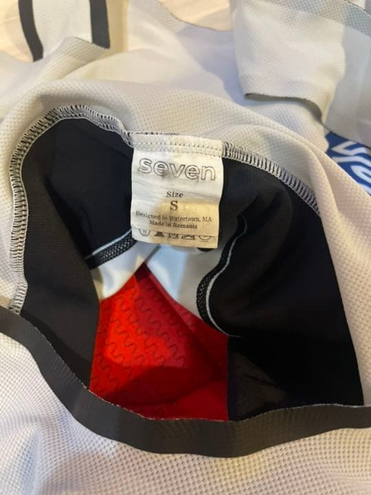 美品 seven cycles セットアップ サイクルジャージ+ビブショーツ