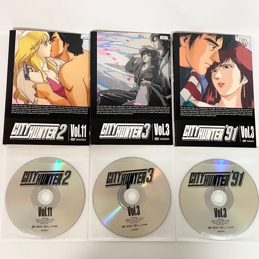 CITY HUNTER 2期~4期 レンタルDVD アニメ 全巻セット　計17巻