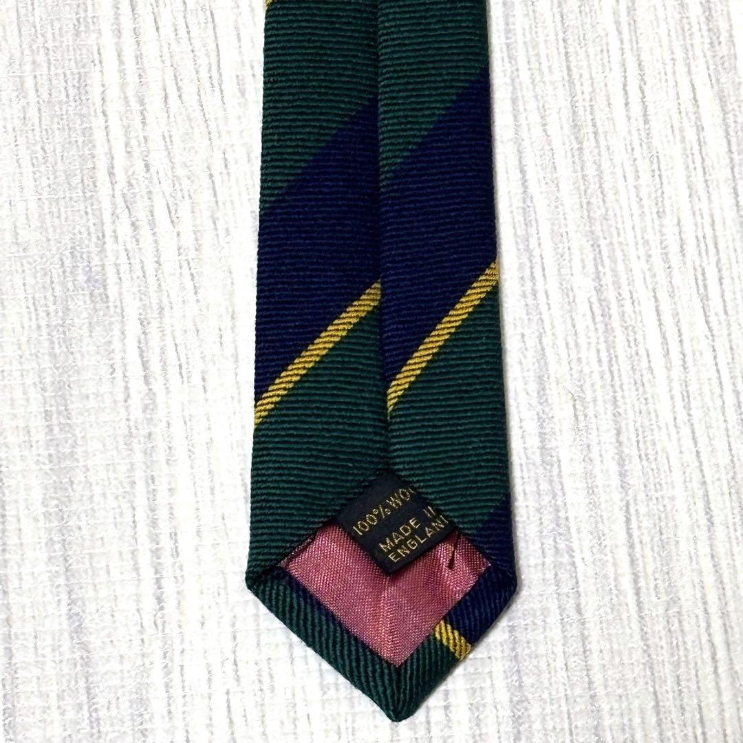 Burberrys ネクタイ ウール レジメンタル イングランド製 希少 人気