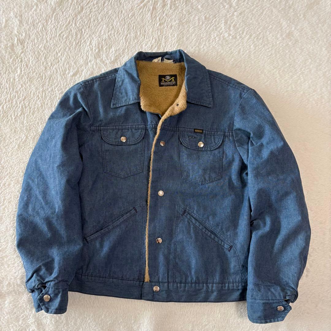 70s マーベリック 裏ボア デニムジャケット 40 L相当 アメリカ製