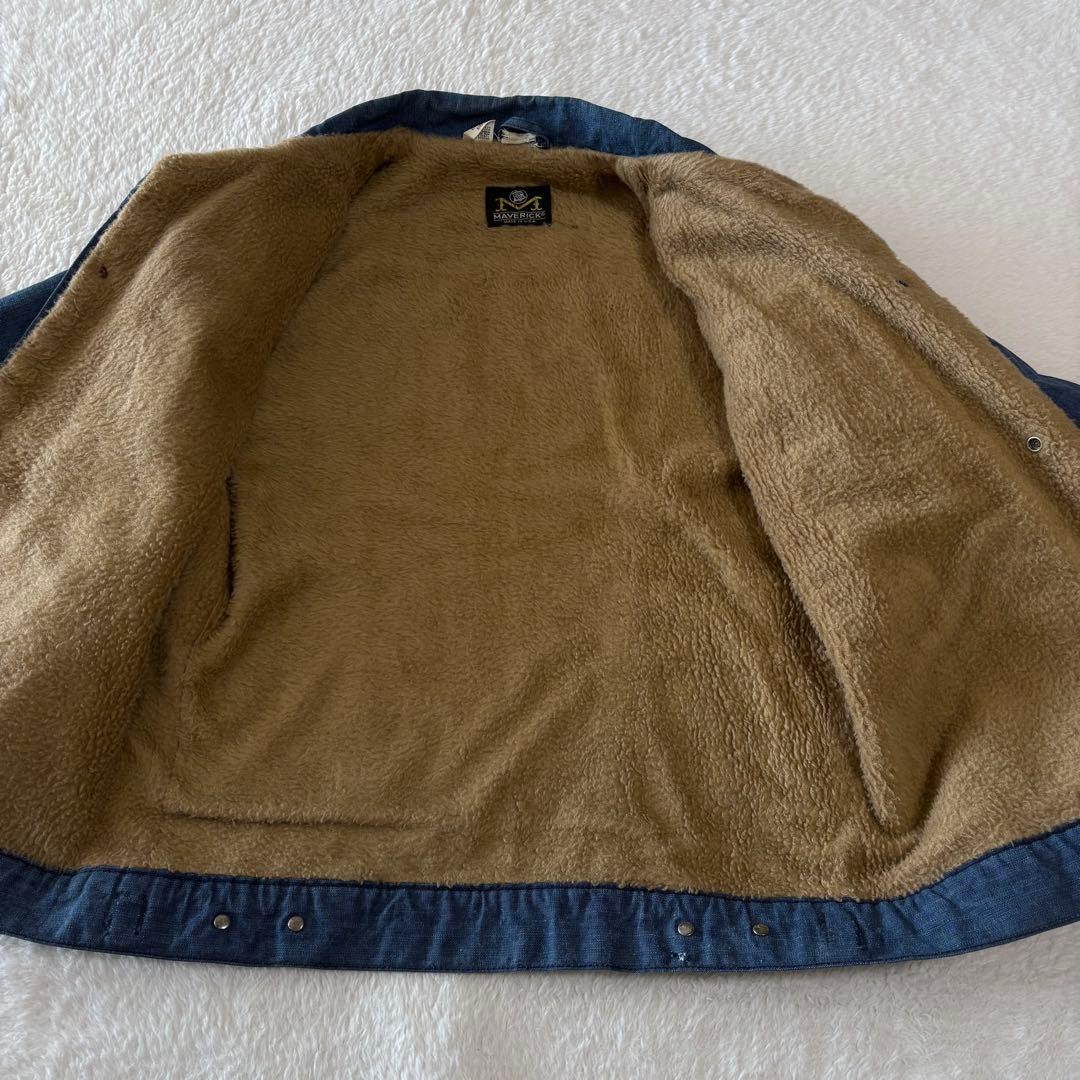 70s マーベリック 裏ボア デニムジャケット 40 L相当 アメリカ製