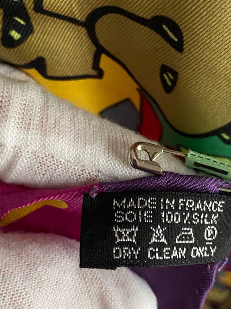 HERMES エルメス　スカーフ　カレ45　美品