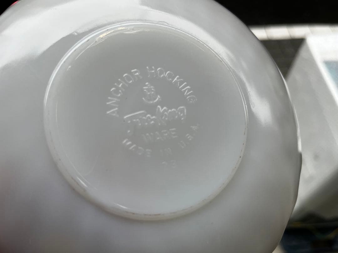 ANCHOR HOCKING Fire king 22k ソーサーボウルセット