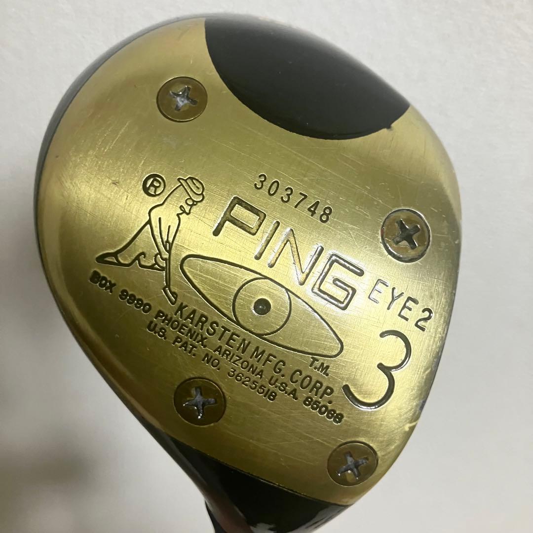【レア/良品】グリップ新品/PING EYE2 ピン フェアウェイウッド3w