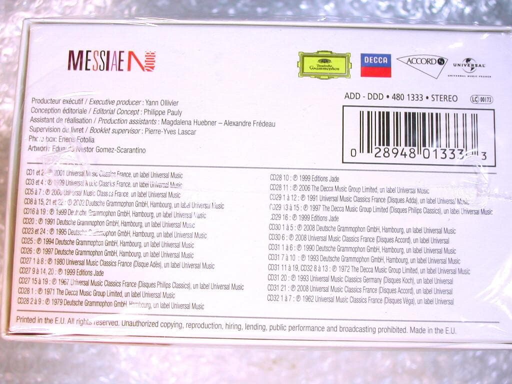 32CD全集BOXオリヴィエ メシアン：コンプリート・エディション限定盤!新品!