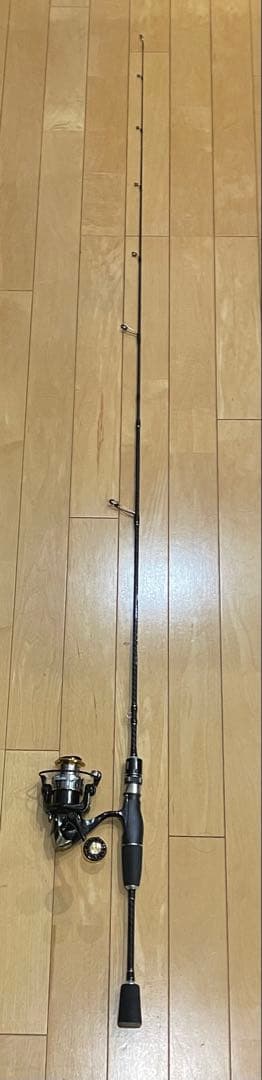 アジングセット2ピーススピニングロッド&2000番リール・ダイワ月下美人ワーム他