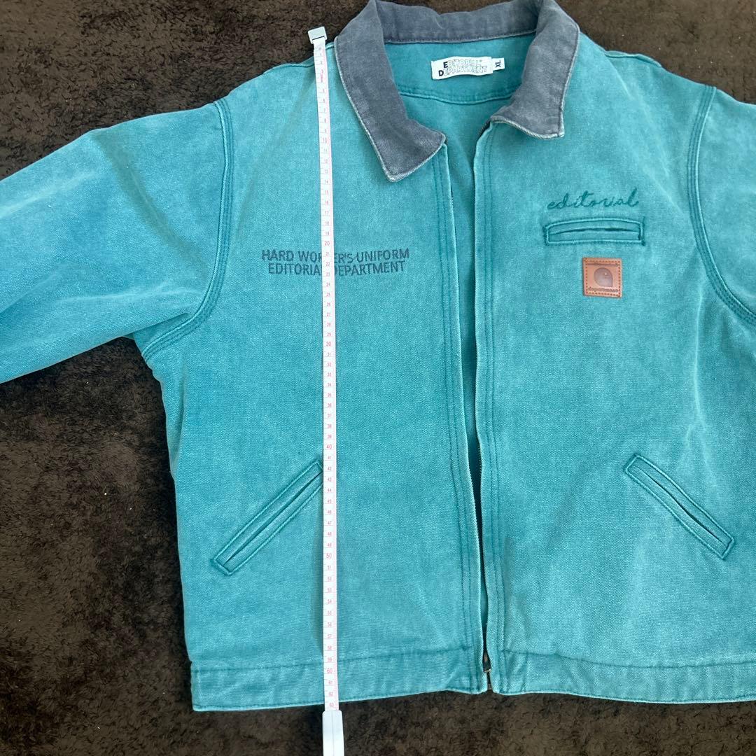 デトロイトジャケット 青 デニム風