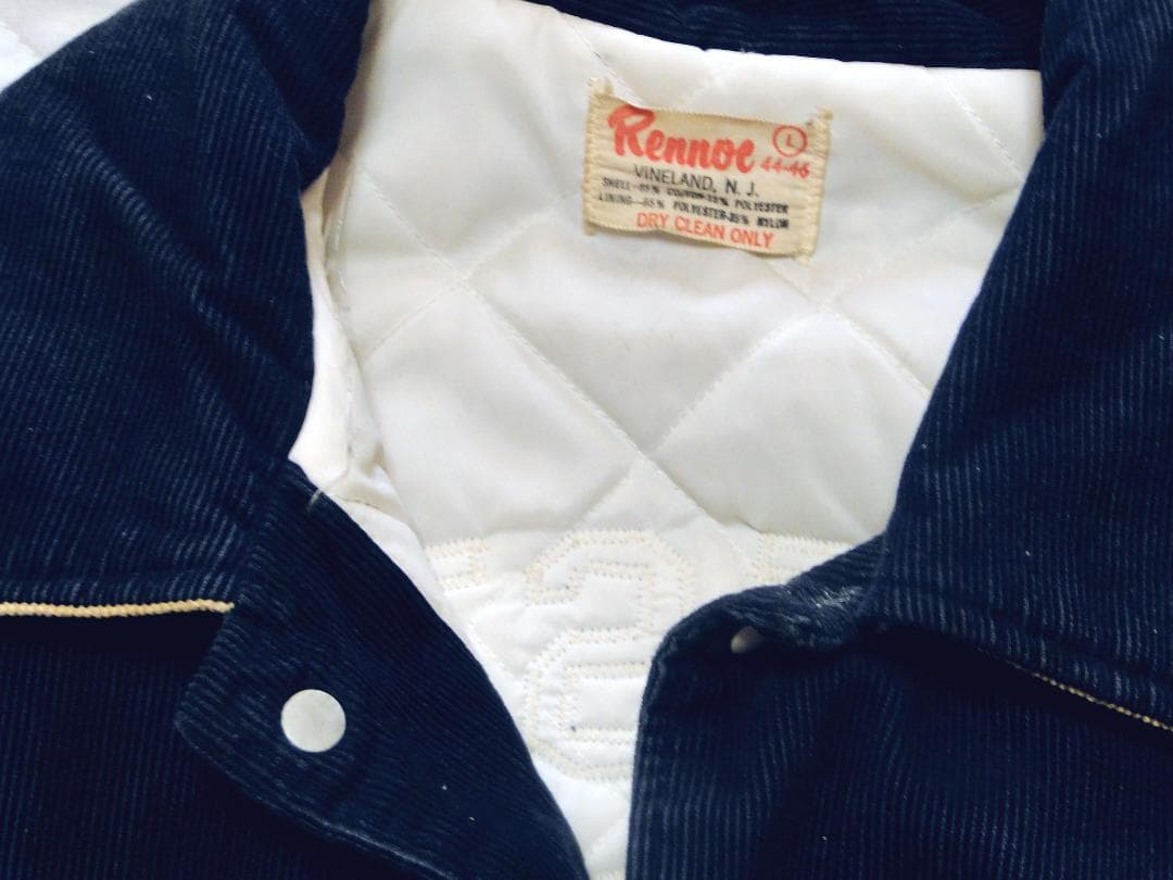 80's Rennoe MOORESTOWN コーデュロイ スタジャン 中古