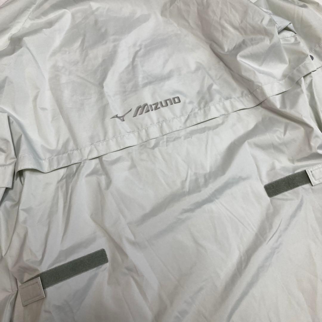 mizuno golf レインウェア セットアップ上下 XLサイズ オフホワイト