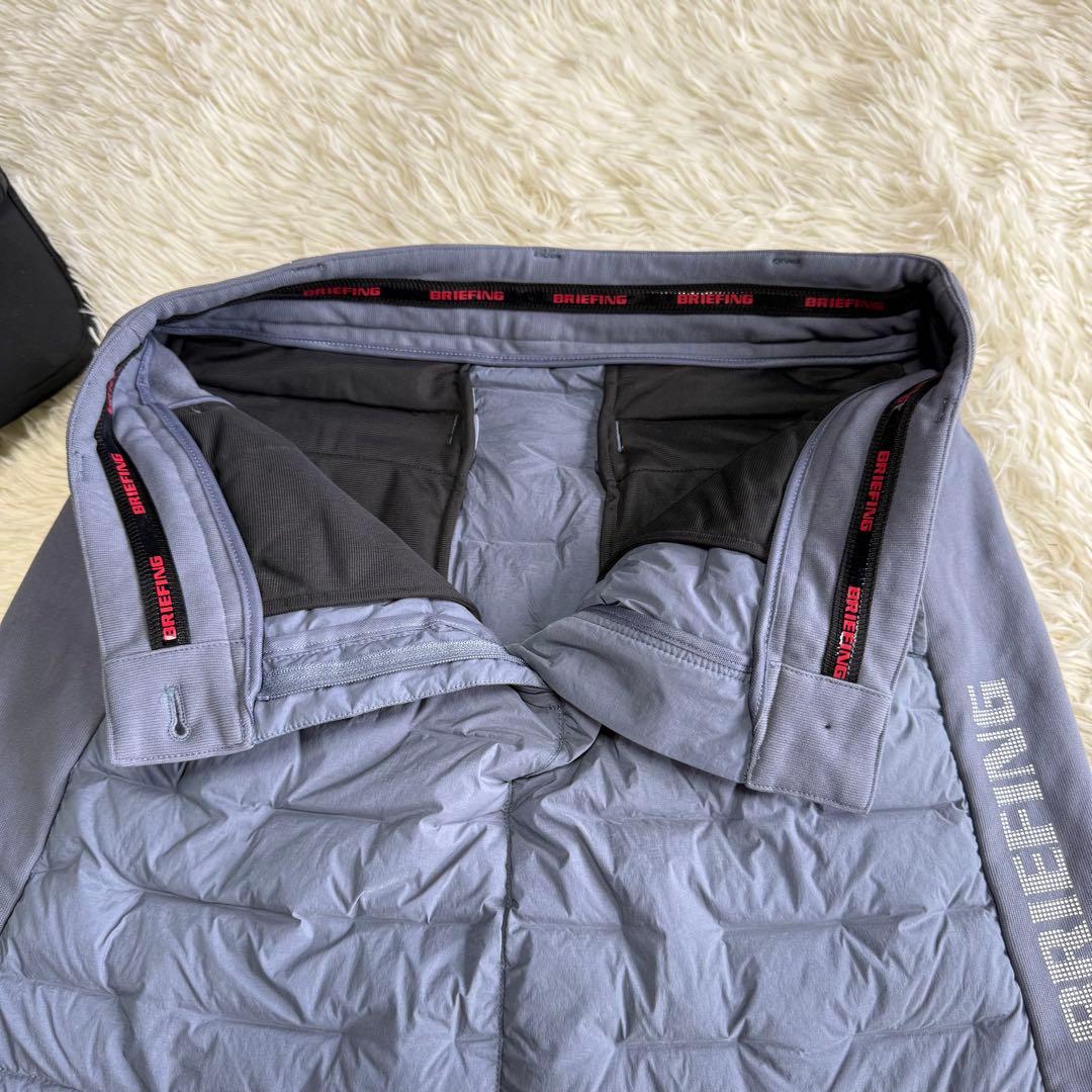 【ブリーフィングゴルフ】極美品 ハイブリッドダウンスカート グレー Mサイズ