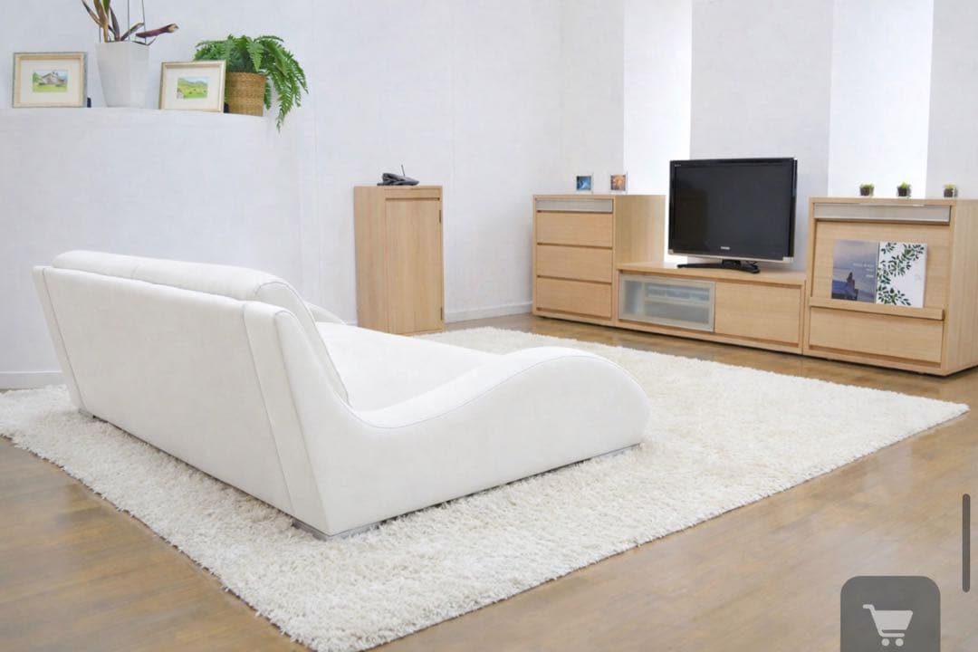 値下げローソファ　ジータ　2.5人掛け