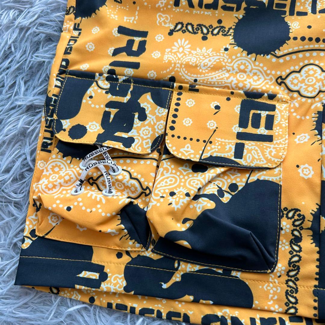 新品　ラッセルノ　セットアップ　ハーフジップ　半袖シャツ　ハーフパンツ　サイズ6