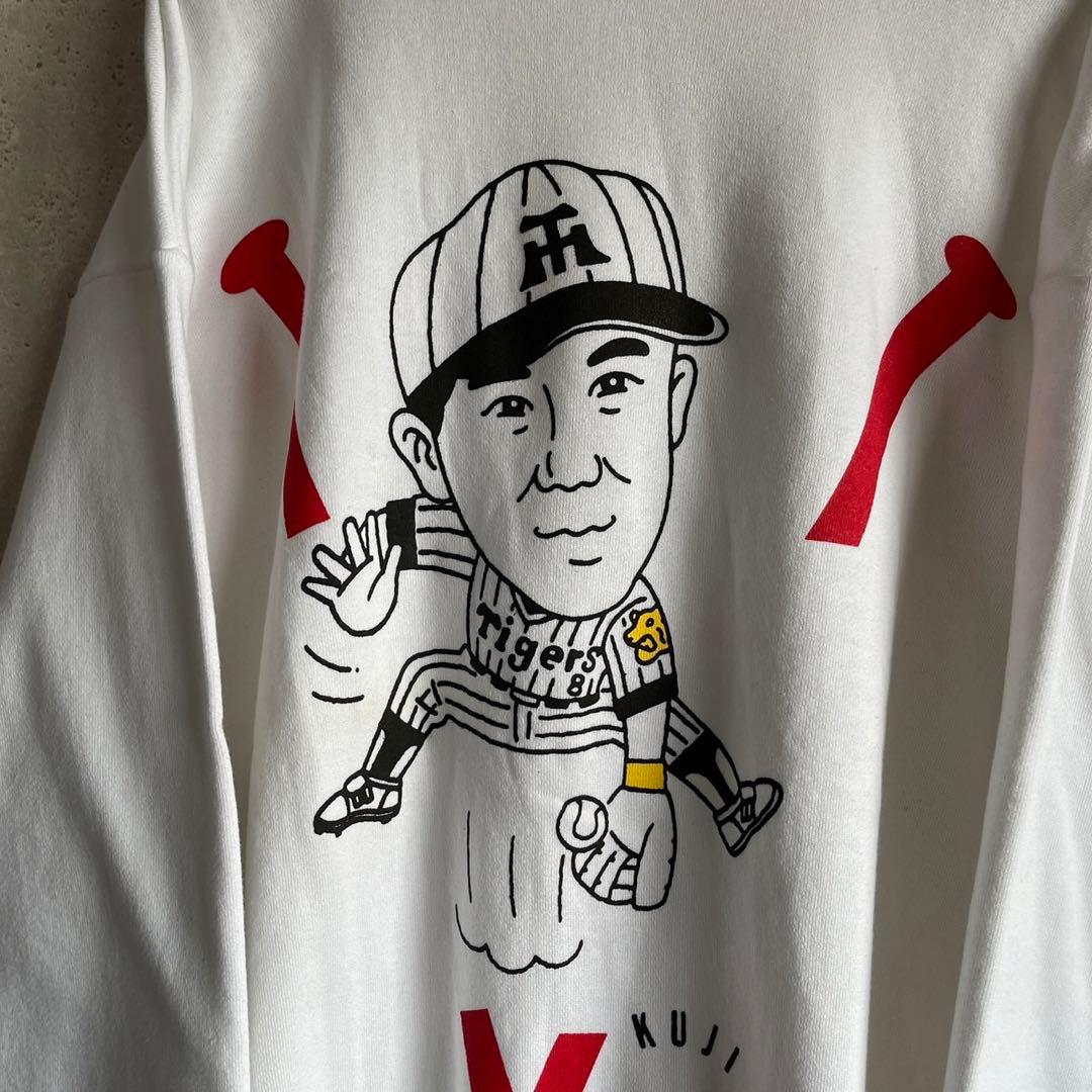 インパクト抜群 90s 阪神タイガース 久慈 照嘉 スウェット 当時物 オールド