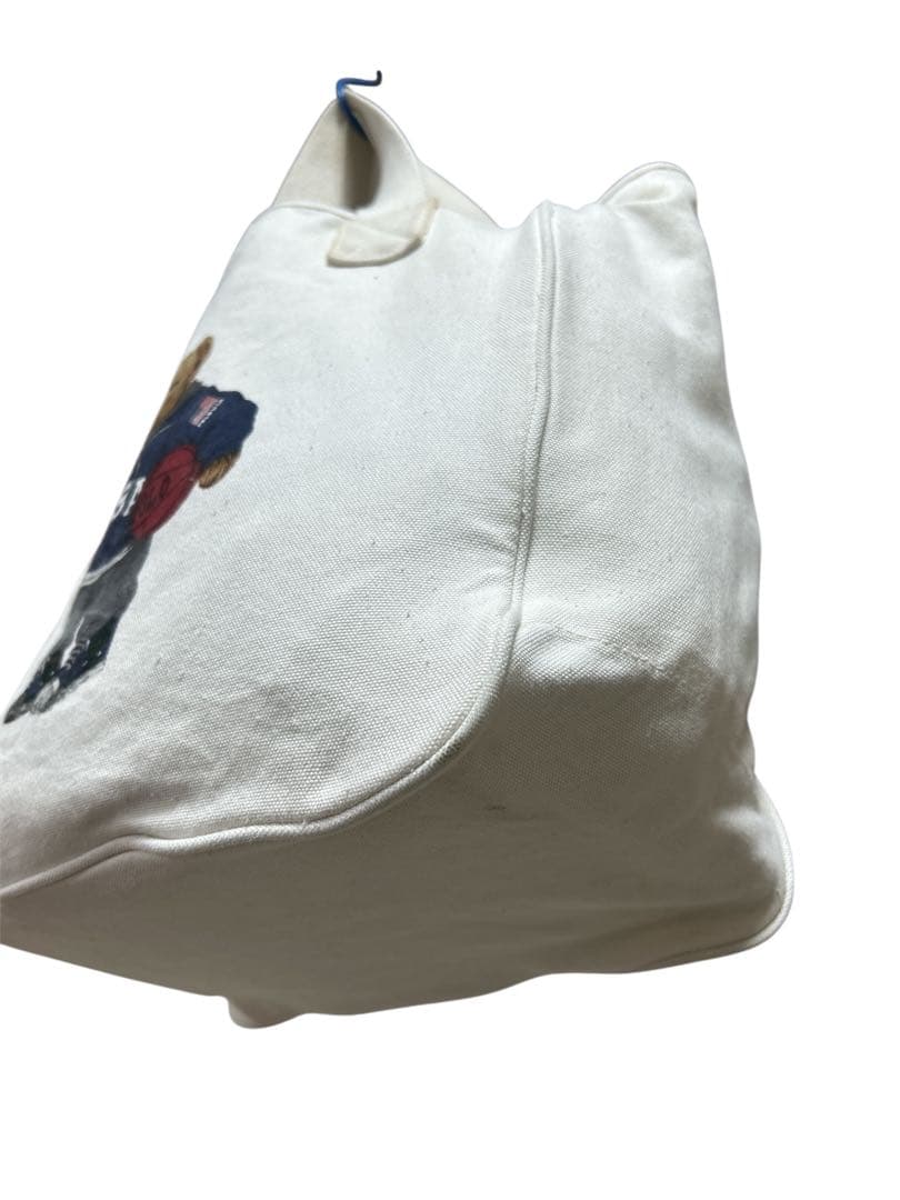 ⭐️ポロラルフローレンポロベア トートバッグ ホワイト　24時間以内発送