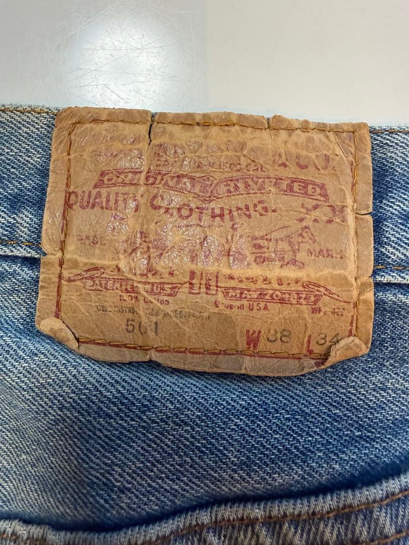 ボ*ボ様 【80s希少】Levi's 501 ハチマル 内股シングル 66後期