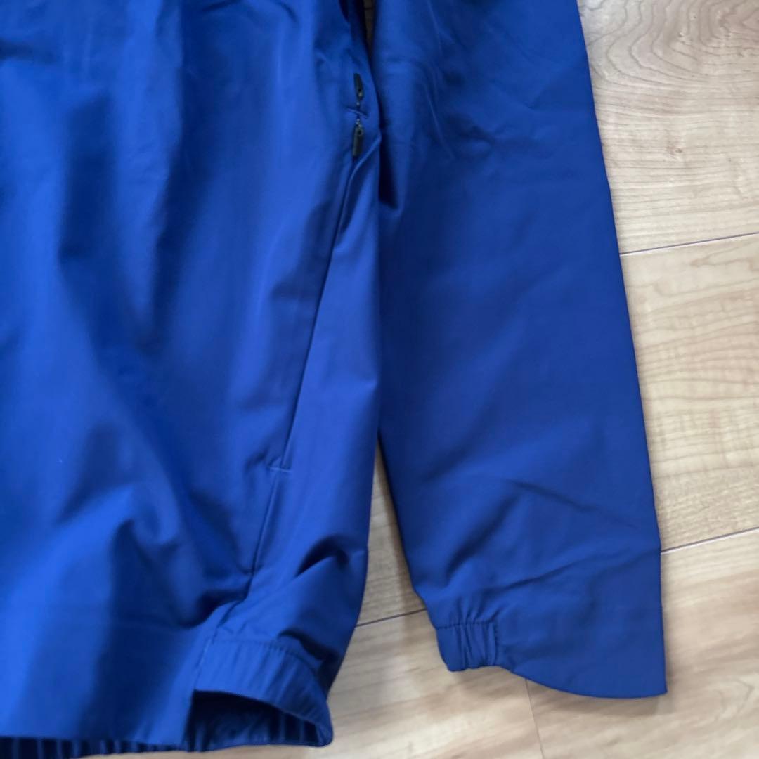 新品　メンズ　ゴルフ　スポーツジャケット　撥水　ストレッチ　ブルー M