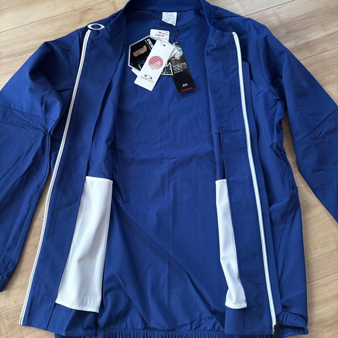新品　メンズ　ゴルフ　スポーツジャケット　撥水　ストレッチ　ブルー M