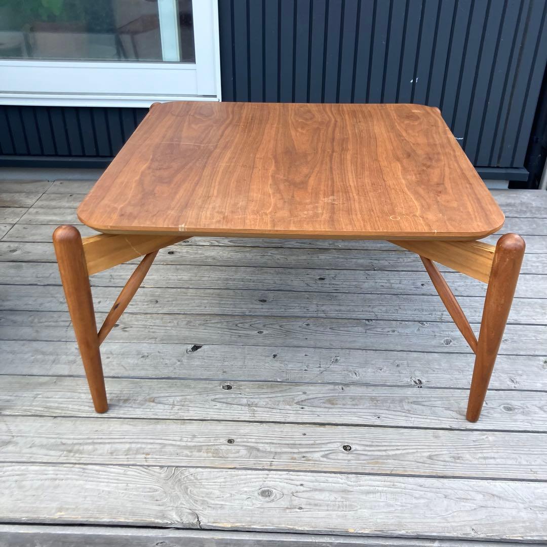 北欧レトロ 木製 センターテーブル コーヒーテーブル サイドテーブル 古民家