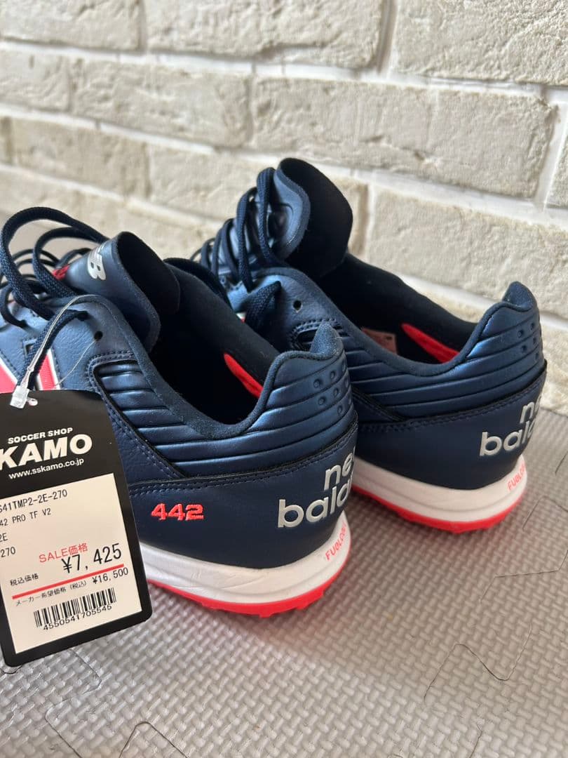 NewBalance 442v2ProTF(2Eモデル)ネイビー/レッド27cm