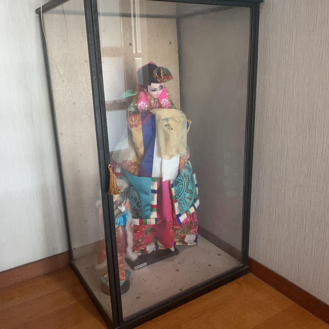 日本人形　韓国　チマチョゴリ　特大サイズ　カラフル　民族衣装　韓国人形