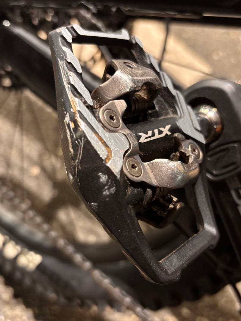 XTR ビンディングペダル 黒/シルバー