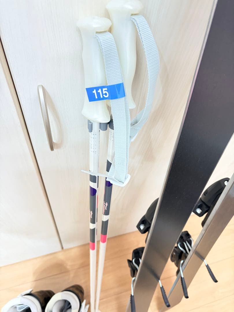 【新品】Hartスキー板・ビンディング・ブーツ・ストック・ケース5点スキーセット