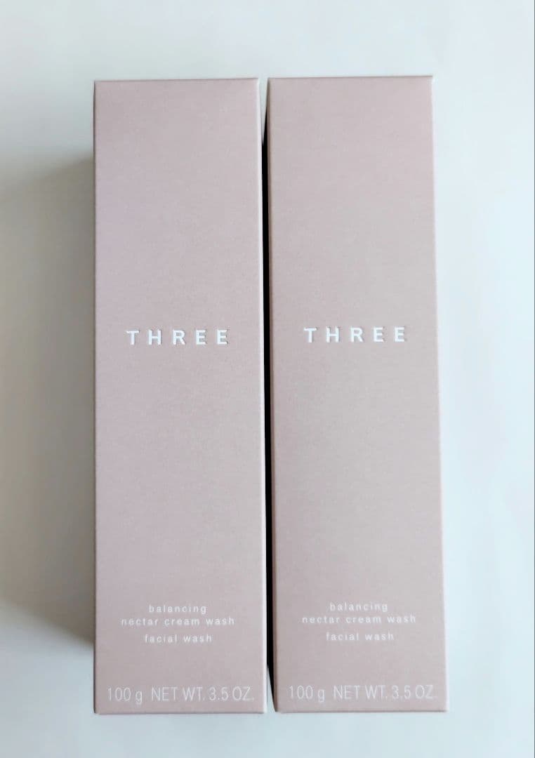 【新品】THREE バランシングネクター クリームウォッシュ 100g✕2本