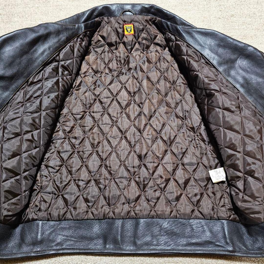 希少！HUMAN MADE ヒューマンメイド エイジング加工ダブルライダース L