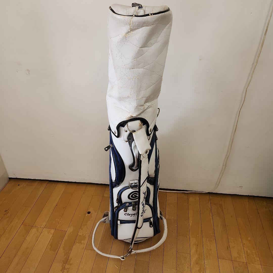 Cleveland ゴルフキャディバッグ ホワイト/ブルー