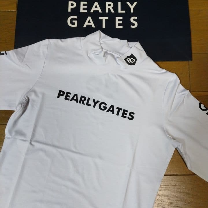 ⭐新品⭐PEARLYGATES⭐長袖モック ⭐白⭐S⭐