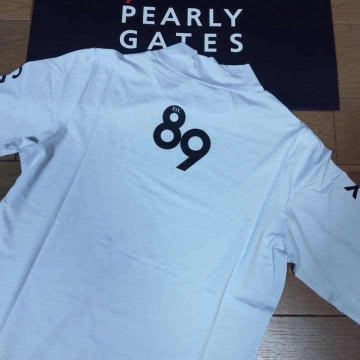 ⭐新品⭐PEARLYGATES⭐長袖モック ⭐白⭐S⭐