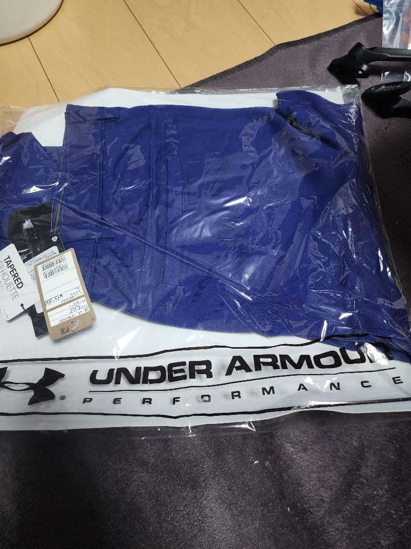 【新品】手渡し アンダーアーマー ゴルフ テーパードパンツ 1378292 XL