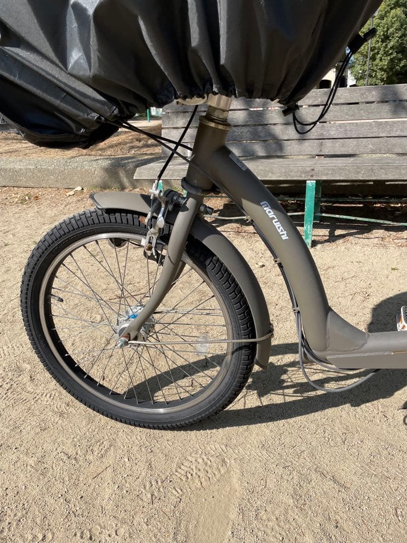 子ども乗せ自転車　丸石　ふらっかーずシュシュ　幼児2人 非電動　未使用カバー付