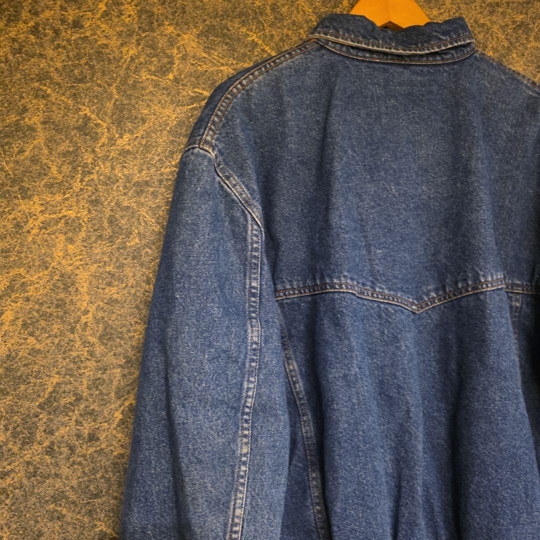 1980s 　デカタグ リーバイス　A-2型デニムジャケット　XL 裏地ヘビネル