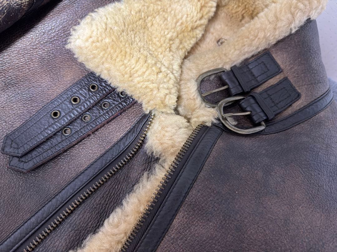 【超希少】極美品 ハーレーダビッドソン B‐3 ムートンフライトジャケット