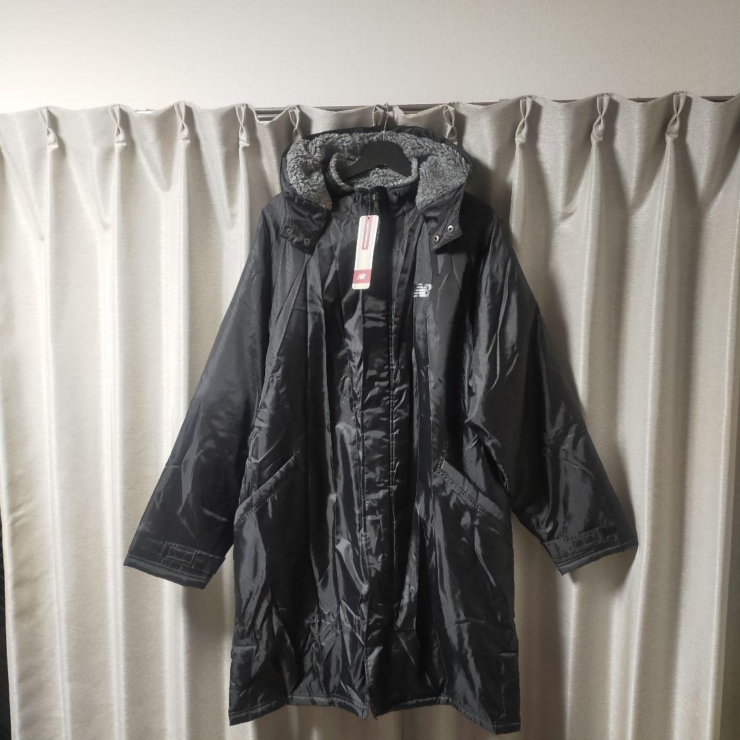 【新品タグ付】new balance ベンチコート 2L ブラック