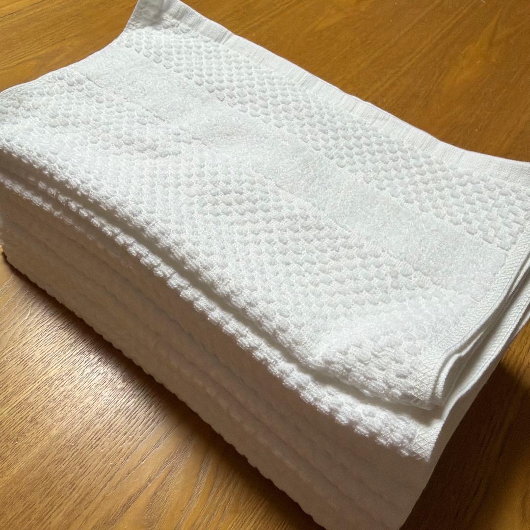 じぇにぃ新品⭐️ フェイスタオル 2６０匁 ホワイト 60枚セット 業務用