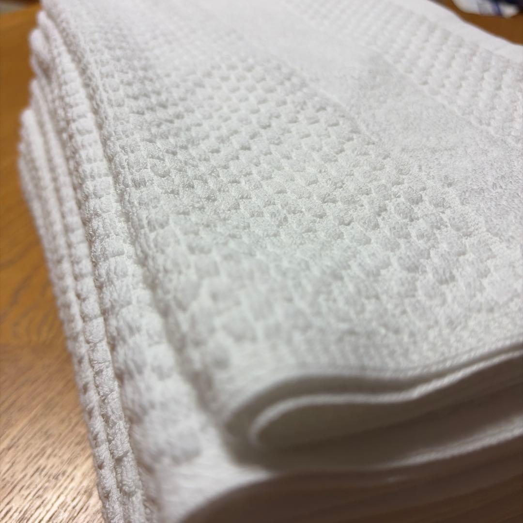 じぇにぃ新品⭐️ フェイスタオル 2６０匁 ホワイト 60枚セット 業務用