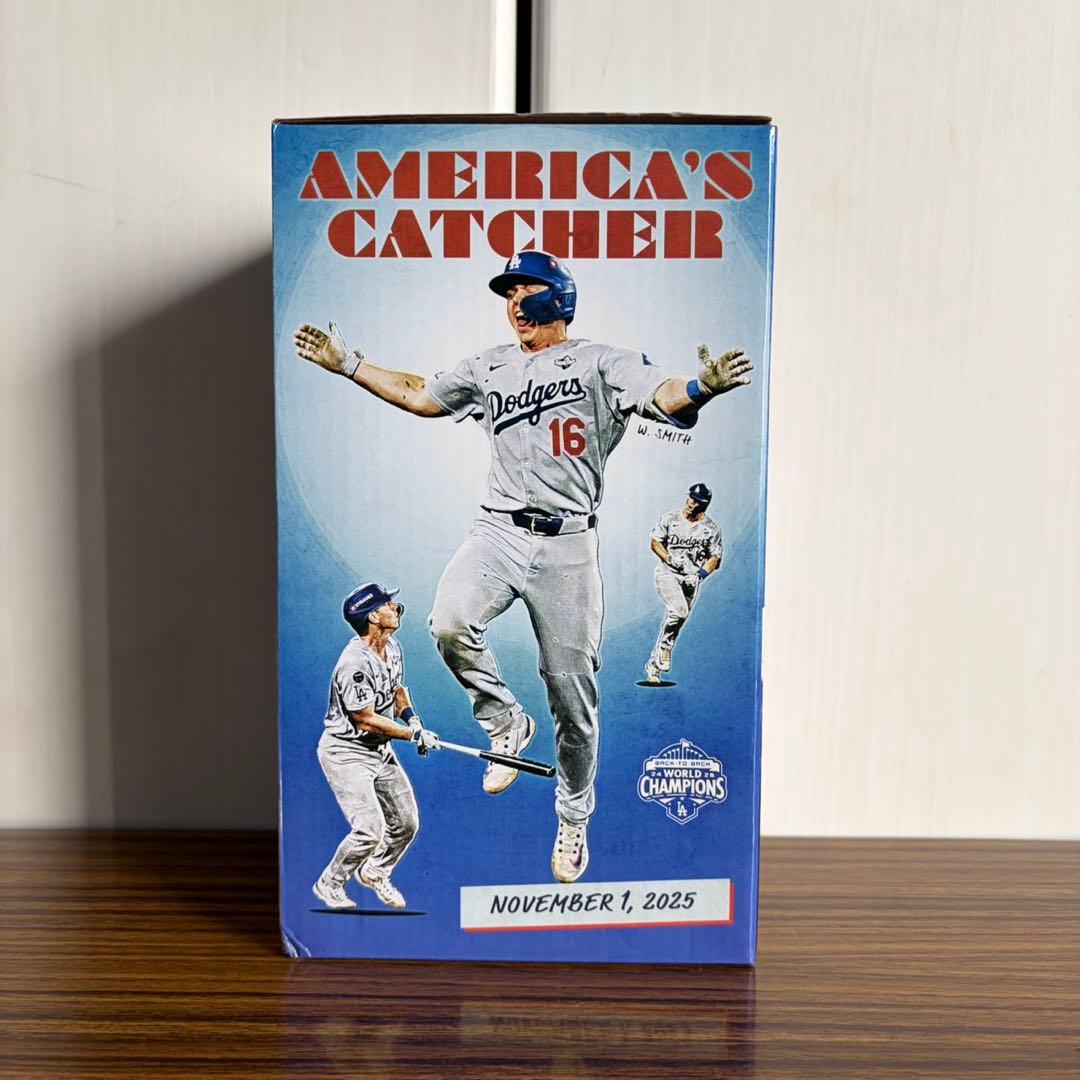 【非売品】3/28 LA Dodgers ウィル・スミス ボブルヘッド