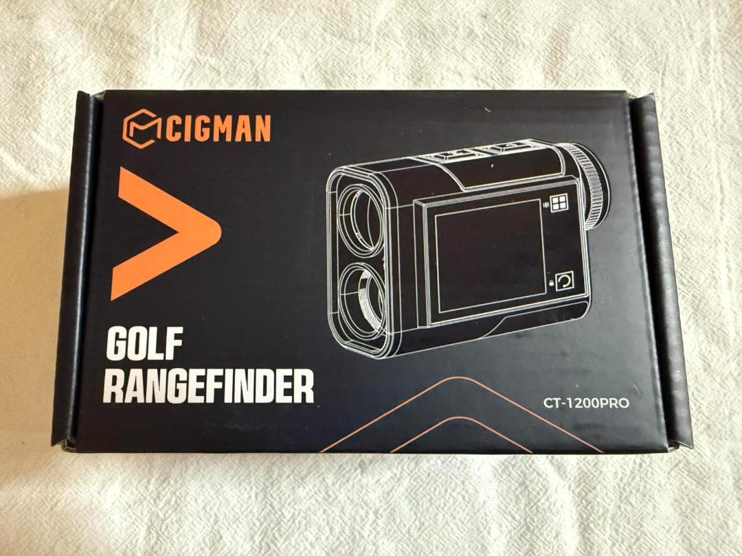 CIGMAN ゴルフレーザー距離計 2.4インチタッチスクリーン 1312ヤーp