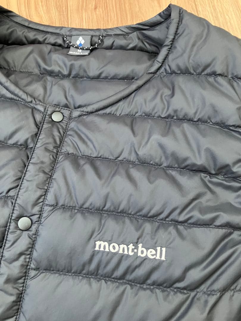 mont-bell ダウンベスト M 黒