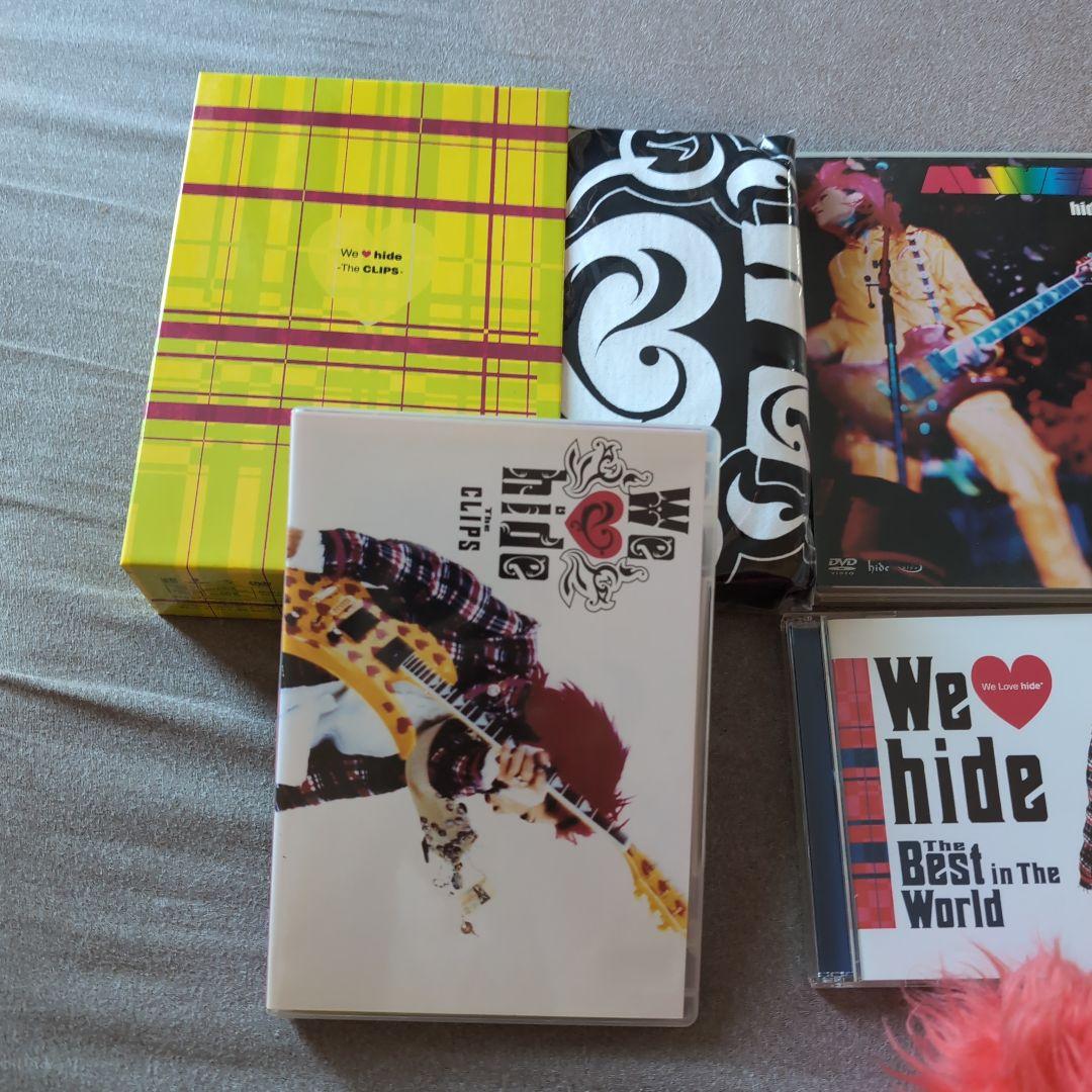 ヒデ hide グッズ CD/DVD セット売り