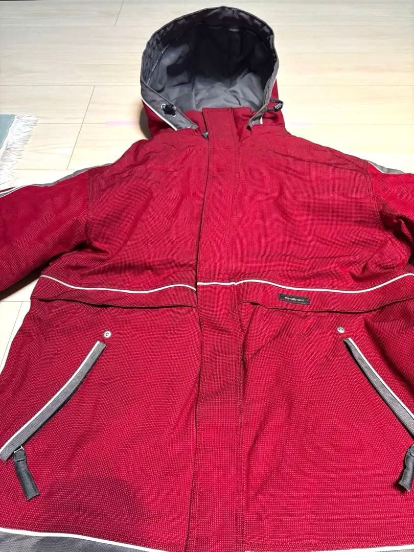 スキーウェアセット（赤・ベージュ）