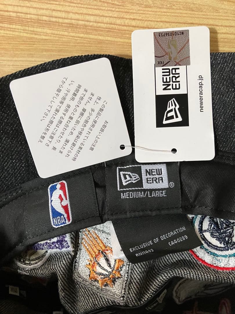 ニューエラ バケットハット Team Logo Allover NBA ブラック