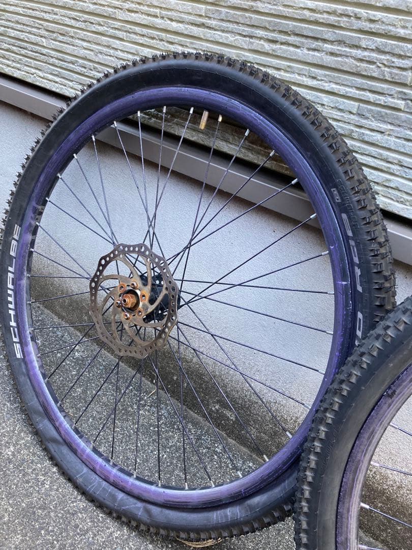 MTB 26 x 2.10 SCHWALBE タイヤホイール 前後セット