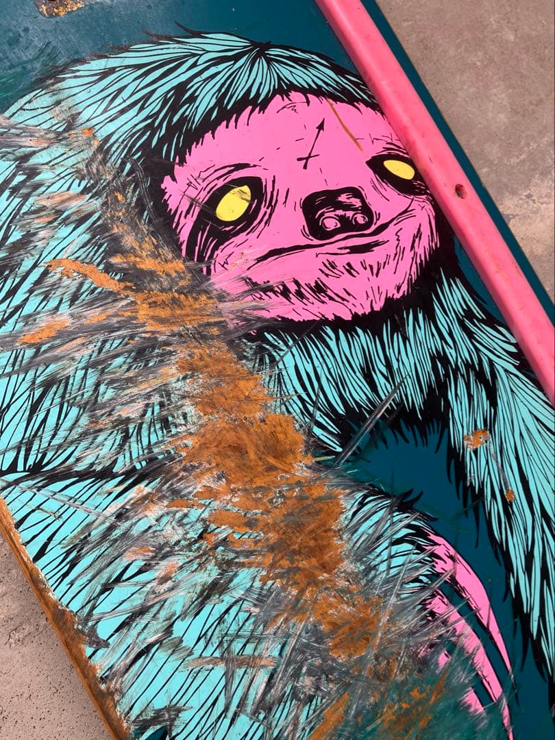 Wellcome スケートボード デッキ 8.8インチ NORA ナマケモノ