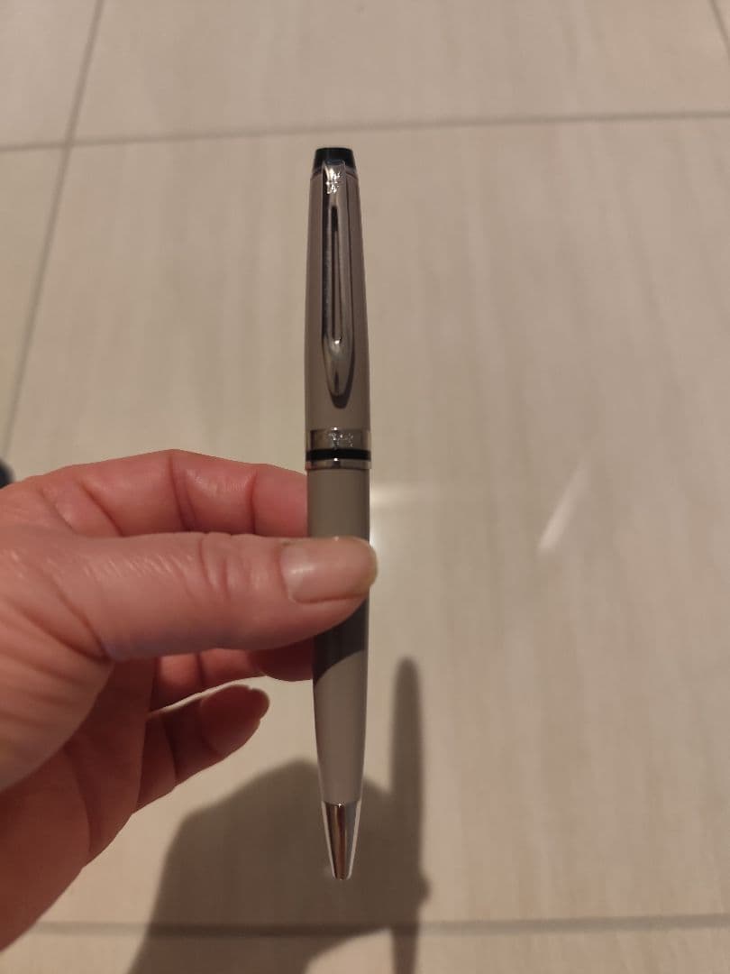 新品　Waterman グレー ボールペン 専用ケース付き