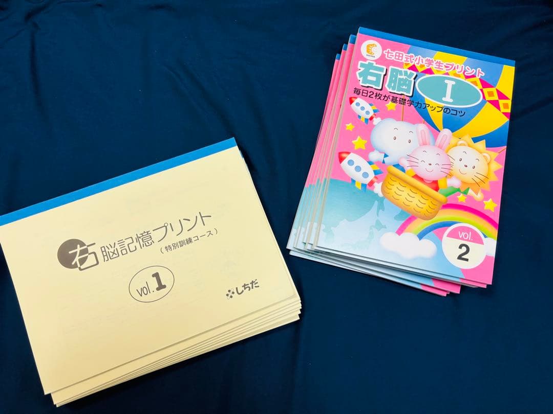 七田式 小学生プリント 右脳1 未記入 しちだ式