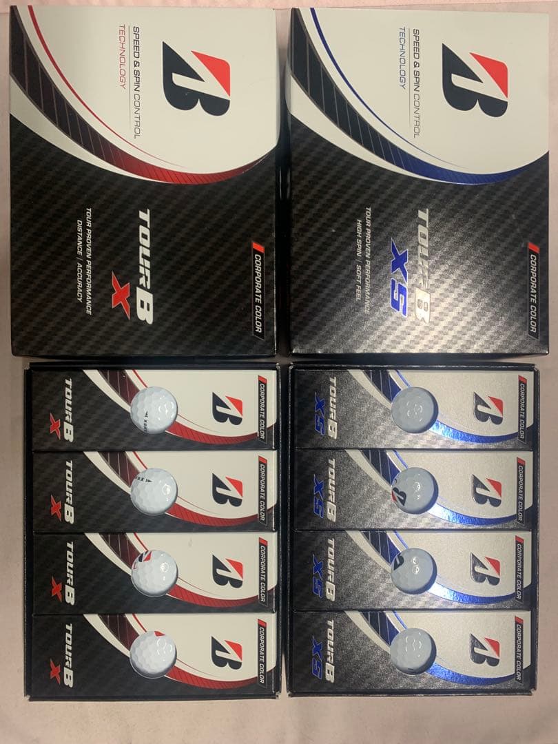 【新品】ブリヂストン TOUR B X & XS ゴルフボール 2セット
