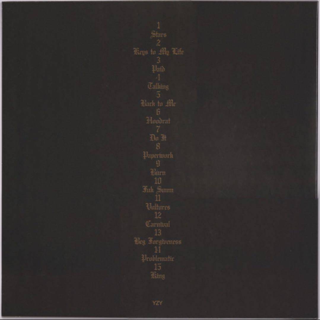 kanye west Vultures 1 レコード LP オフィシャル盤